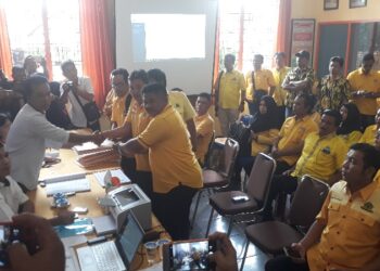 Golkar Mendaftar ke KPUD Kota Siantar, ini Nama-Nama Bacaleg dan Target Kursi-nya di DPRD