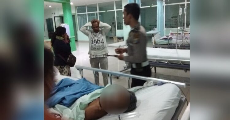 Ditabrak Lari di Jalan Parapat, Robertus Silalahi Terpaksa Dilarikan ke Rumah Sakit