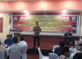 Ramah-Tamah dengan Media, Kapolres Siantar: "Tolong Kalau Ada Berita Dikonfirmasi Dulu"