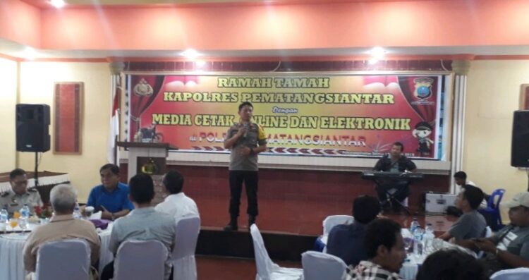 Ramah-Tamah dengan Media, Kapolres Siantar: "Tolong Kalau Ada Berita Dikonfirmasi Dulu"