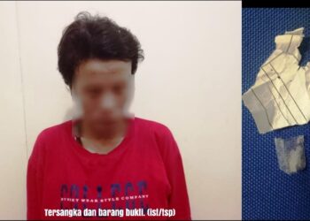 Ketahuan Lemparkan Sabu, Perempuan ini Ditangkap Sat Narkoba Polres Pematangsiantar