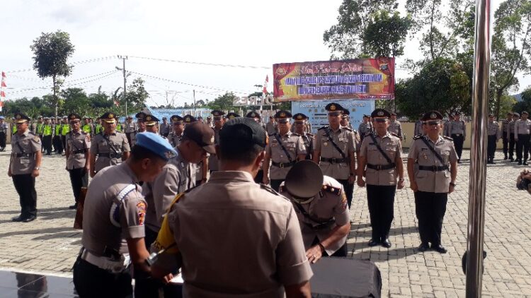 Pimpin Sertijab di Polres Simalungun, Kapolres 'Warning' Pejabat yang Baru
