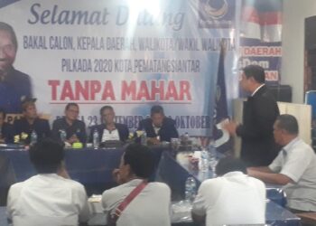 Serius Ingin Bangun Kota Pematangsiantar, Alpeda Sinaga Ambil Formulir Partai NasDem