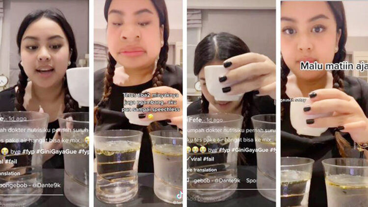 Lakukan Eksperimen Gagal, Aksi Wanita Ini Viral dan Bikin Ngakak Eksperimen Gagal di TikTok Berujung Viral.