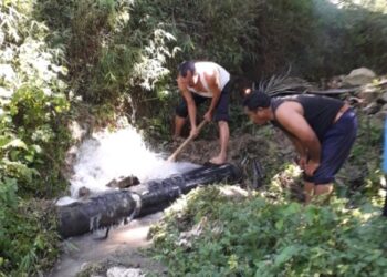 Pipa Distribusi Bocor, Layanan Air Terganggu di 3 Kecamatan, PDAM Tirtauli Minta Maaf