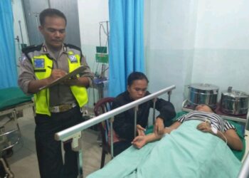 Kecelakaan di Simpang 'Lampu Merah' BDB, Pelajar 15 Tahun Dilarikan ke Rumah Sakit