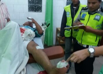 Kecelakaan di Jalan Melanthon Siregar, Pensiunan PLN ini Dirawat di Rumah Sakit Kecelakaan di Jalan Melanthon Siregar, Pensiunan PLN ini Dirawat di Rumah Sakit