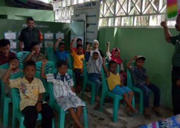 Bantu Pendidikan Anak Kurang Mampu, Koramil 01/SU Gelar Giat Belajar di Markas Bantu Pendidikan Anak Kurang Mampu, Koramil 01/SU Gelar Giat Belajar di Markas