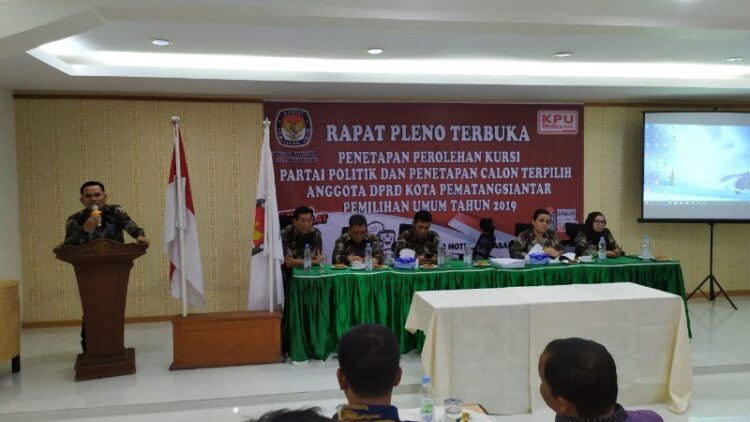 Tetapkan Calon Terpilih Anggota DPRD Kota Pematangsiantar, ini Harapan KPU