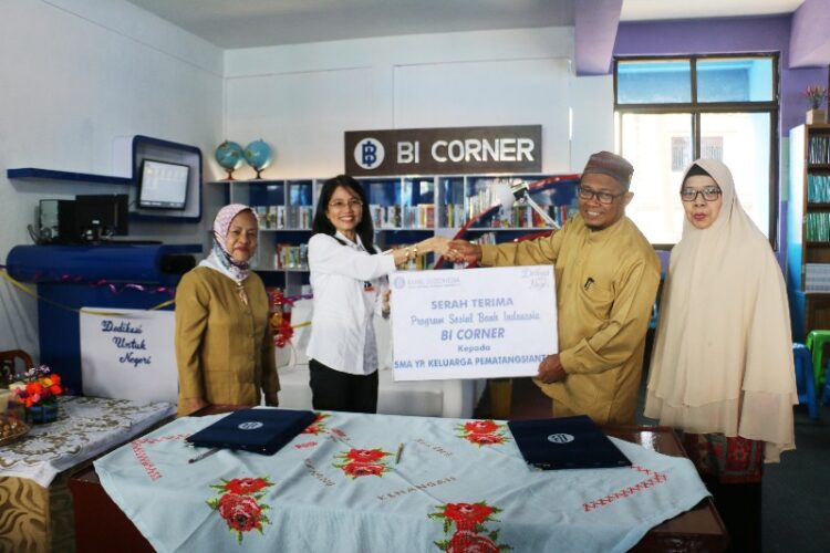 KPw Bank Indonesia Pematangsiantar Resmikan BI Corner. Indonesia Cerdas! 
