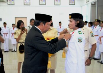 Paskibraka Kota Siantar 2018 Dikukuhkan