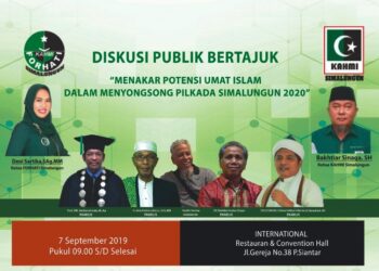 “Menakar Potensi Umat Islam dalam Menyongsong Pilkada Simalungun 2020” “Menakar Potensi Umat Islam dalam Menyongsong Pilkada Simalungun 2020”