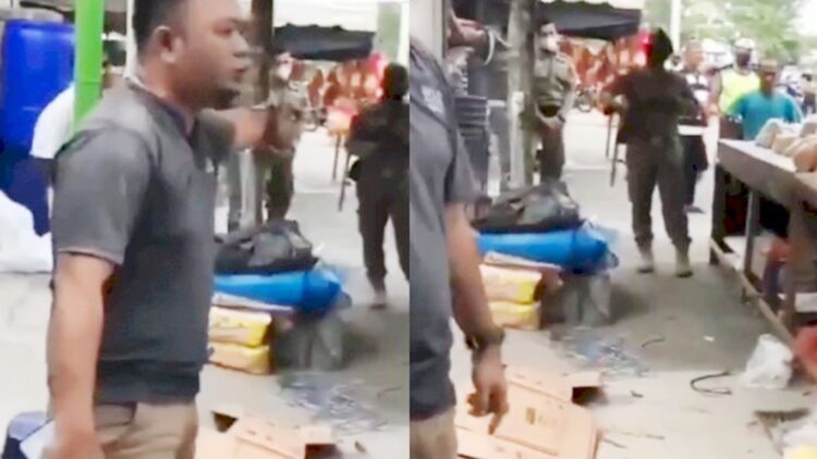 Petugas Satpol PP di Aceh Dimaki Pedagang Kaki Lima
