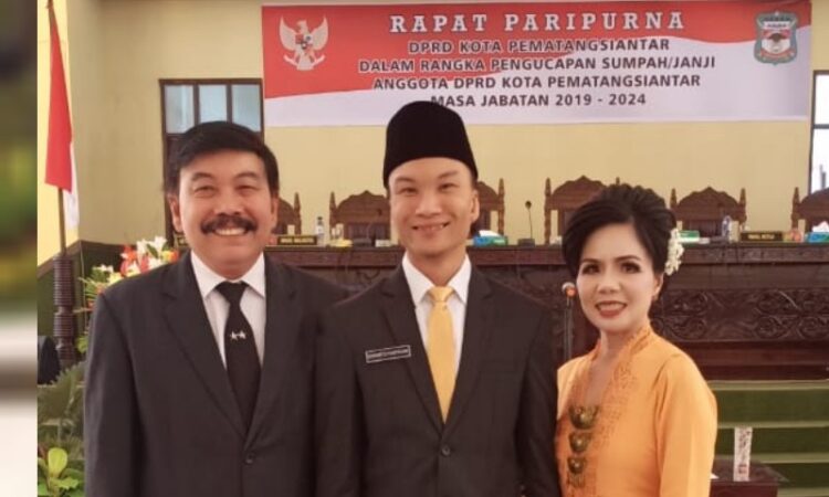 Suhanto Pakpahan Dilantik jadi Anggota DPRD Siantar, ini Harapan Orangtuanya...