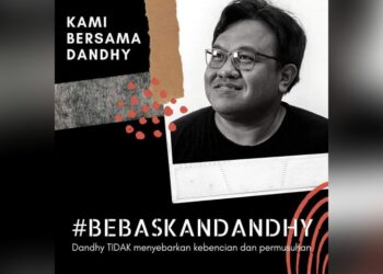 AJI Desak Polisi Segera Bebaskan Dandhy Laksono 'Sang Sutradara Film Dokumenter' AJI Desak Polisi Segera Bebaskan Dandhy Laksono 'Sang Sutradara Film Dokumenter'