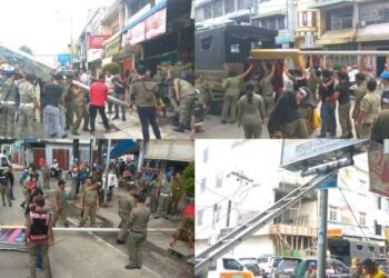 Peringatan Bayar Pajak Tak 'Diterge', Satpol PP Siantar Kembali Tertibkan Baliho