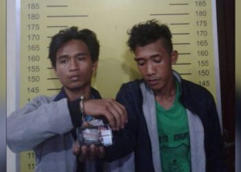 Kampung Bombai Digerebek! 2 Sekawan ini Kompak Diamankan Polsek Percut Sei Tuan