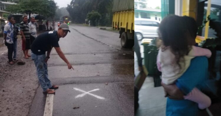 Kecelakaan di Depan Kolam Pancing Rindam, Bayi 3 Tahun ikut Jadi Korban