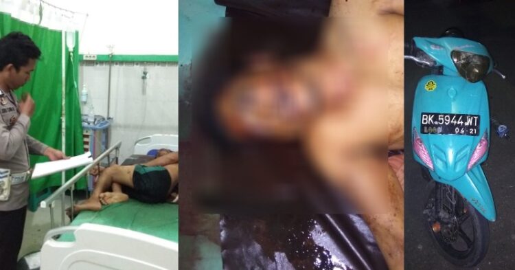 Tabrak Gundukan Tanah di Jalan Kasuari, Mr X Pengendara Suzuki Spin ini Terkapar