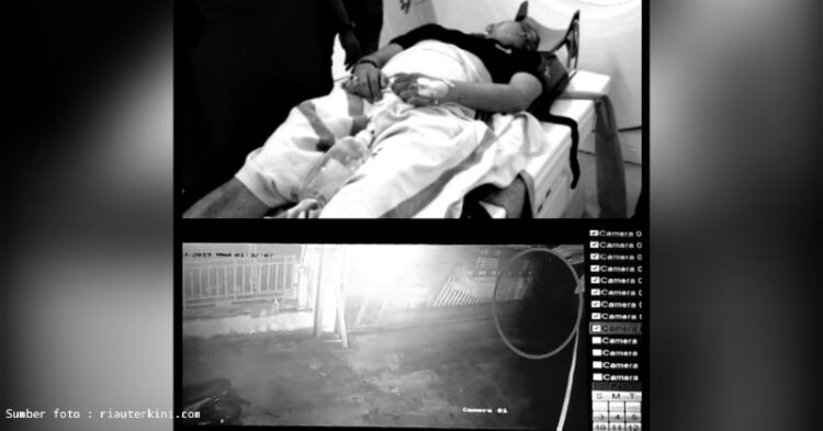 Terekam CCTV! Seorang Petugas Satpol PP Kritis Tertimpa Pintu Besi Rumah Dinas