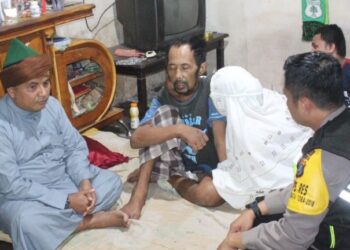 Di Sela Pengaturan Arus Balik, Kapolres Pematangsiantar Jenguk Penderita Tumor