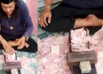 Viral Karena Gandakan Uang Rp 100 Ribuan di Bekasi