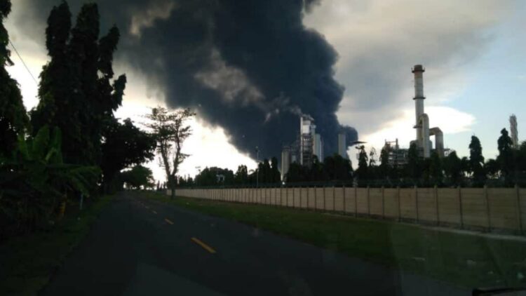 Kilang Minyak Balongan Pasca Terbakar Hebat