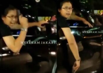 Sudah Nabrak Bukannya Minta Maaf, Bang Jago Malah Acungkan Pistol