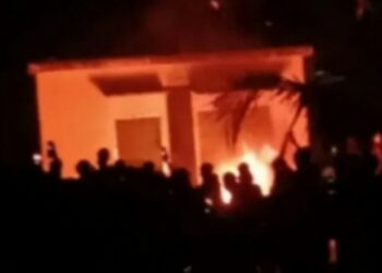 Warga Bakar Polsek di Lampung Selatan Karena Kesal Kasus Begal Tidak Terungkap