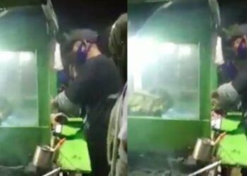 Dagangan Diborong Habis, Penjual Sate Tambah Kaget Usai Pembeli Buka Masker