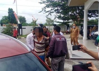 Wajah Anggota LSM Dibacok Suami Pemilik Warung