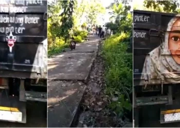 Heboh Truk Nyasar ke Kuburan Usai Ditumpangi 2 Cewek, Sopir Linglung Truk Nyasar ke Kuburan