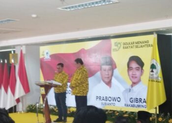Partai Golkar Dukung Gibran Rakabuming Raka sebagai Bakal Cawapres Prabowo Partai Golkar dukung Gibran Rakabuming Raka sebagai bakal calon wakil presiden mendampingi Prabowo Subianto, di pemilihan umum 2024.
