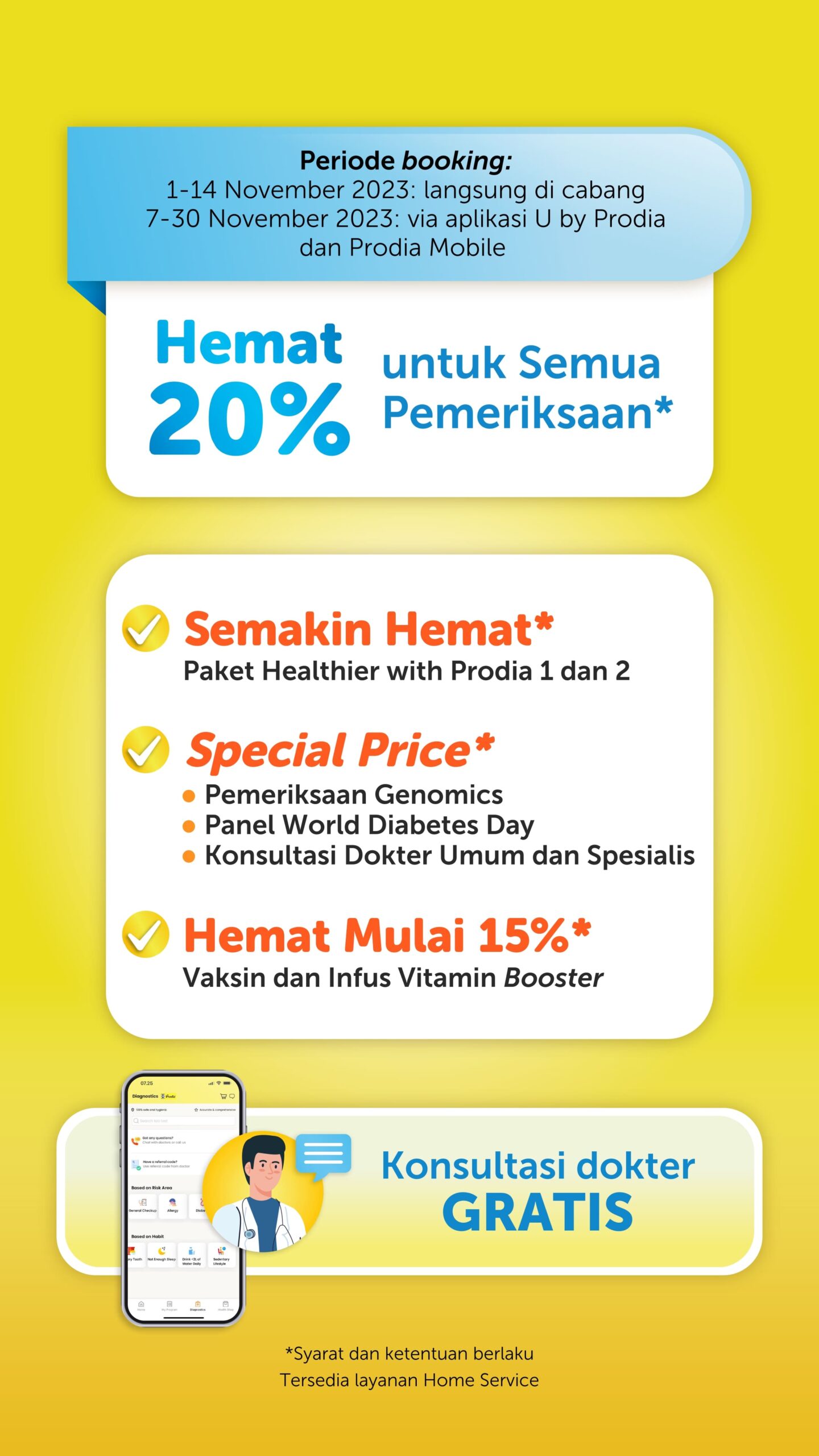 Rayakan World Diabetes Day dengan Cek Kesehatan Bersama Prodia